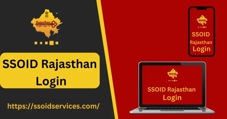 SSOID Rajasthan Login